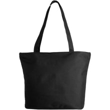 Load image into Gallery viewer, Panama zippered tote bag 20L — Black (front)