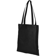 Load image into Gallery viewer, Zeus large non-woven convention tote bag 6L — Black