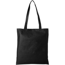 Load image into Gallery viewer, Zeus large non-woven convention tote bag 6L — Black (front)