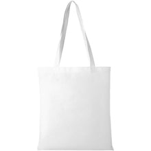 Load image into Gallery viewer, Zeus large non-woven convention tote bag 6L — White (front)
