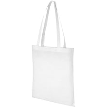 Load image into Gallery viewer, Zeus large non-woven convention tote bag 6L — White