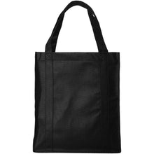 Load image into Gallery viewer, Liberty bottom board non-woven tote bag 29L — Black (front)