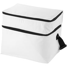 Load image into Gallery viewer, Oslo 2-zippered compartments cooler bag 13L — White (detail)