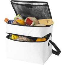 Load image into Gallery viewer, Oslo 2-zippered compartments cooler bag 13L — White