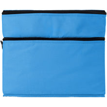 Load image into Gallery viewer, Oslo 2-zippered compartments cooler bag 13L — Process blue (front)
