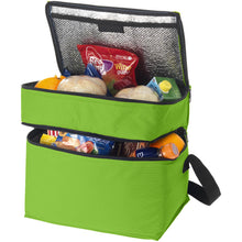 Load image into Gallery viewer, Oslo 2-zippered compartments cooler bag 13L — Lime