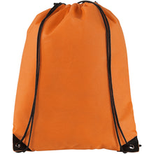 Load image into Gallery viewer, Evergreen non-woven drawstring bag 5L — Orange (front)