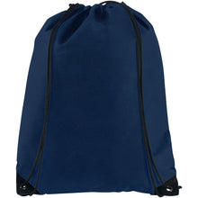 Load image into Gallery viewer, Evergreen non-woven drawstring bag 5L — Navy (front)