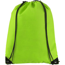 Load image into Gallery viewer, Evergreen non-woven drawstring bag 5L — Lime (front)