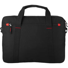 Load image into Gallery viewer, Vancouver 15.4" laptop bag 6L — Black / Red (front)