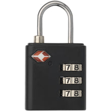 Load image into Gallery viewer, Traveler TSA luggage lock — Black (front)