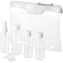 Load image into Gallery viewer, Traveler airline approved travel bottle set — White (detail)