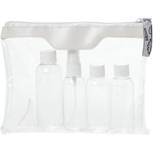 Load image into Gallery viewer, Traveler airline approved travel bottle set — White (front)