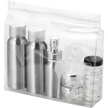 Load image into Gallery viewer, Traveler airline approved travel bottle set — Silver