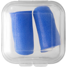 Load image into Gallery viewer, Traveler earplugs with travel case — Royal blue (front)