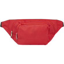 Load image into Gallery viewer, Santander waist bag with two compartments — Red (front)