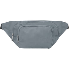 Load image into Gallery viewer, Santander waist bag with two compartments — Grey (front)