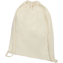 Load image into Gallery viewer, Oregon 100 g/m² cotton drawstring bag 5L — Natural