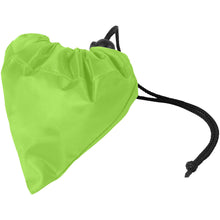 Load image into Gallery viewer, Bungalow foldable tote bag 7L — Lime (detail)