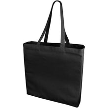 Load image into Gallery viewer, Odessa 220 g/m² cotton tote bag 13L — Black