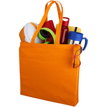Load image into Gallery viewer, Odessa 220 g/m² cotton tote bag 13L — Orange (detail)