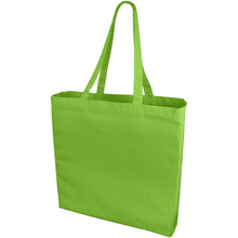 Load image into Gallery viewer, Odessa 220 g/m² cotton tote bag 13L — Lime