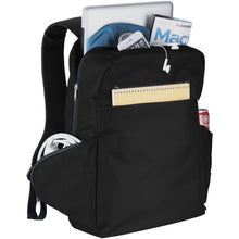 Load image into Gallery viewer, Slim 15" laptop backpack 15L — Black (detail)