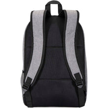 Load image into Gallery viewer, Graphite Deluxe 15" laptop backpack 20L — Heather grey (back)