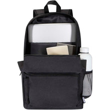 Load image into Gallery viewer, Graphite Deluxe 15" laptop backpack 20L — Heather Charcoal (detail)