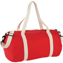 Load image into Gallery viewer, Cochichuate cotton barrel duffel bag 25L — Red