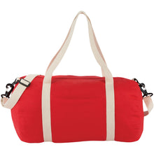 Load image into Gallery viewer, Cochichuate cotton barrel duffel bag 25L — Red (front)