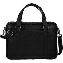 Load image into Gallery viewer, Oxford 15.6" slim laptop briefcase 5L — Black (front)