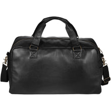 Load image into Gallery viewer, Oxford weekend travel duffel bag 25L — Black (back)
