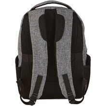 Load image into Gallery viewer, Vault RFID 15" laptop backpack 16L — Heather grey / Black (back)