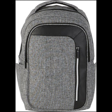 Load image into Gallery viewer, Vault RFID 15" laptop backpack 16L — Heather grey / Black (front)