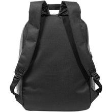 Load image into Gallery viewer, Hoss 15" laptop backpack 18L — Heather medium grey (back)