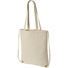 Load image into Gallery viewer, Eliza 240 g/m² cotton drawstring bag 6L — Natural
