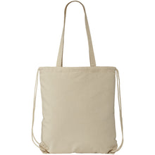 Load image into Gallery viewer, Eliza 240 g/m² cotton drawstring bag 6L — Natural (front)
