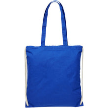 Load image into Gallery viewer, Eliza 240 g/m² cotton drawstring bag 6L — Royal blue (front)