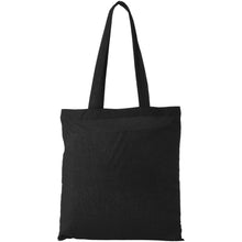 Load image into Gallery viewer, Peru 180 g/m² cotton tote bag 7L — Black (front)