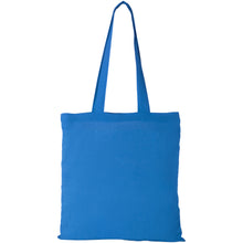 Load image into Gallery viewer, Peru 180 g/m² cotton tote bag 7L — Process blue (front)