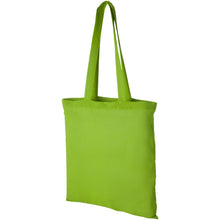 Load image into Gallery viewer, Peru 180 g/m² cotton tote bag 7L — Lime green
