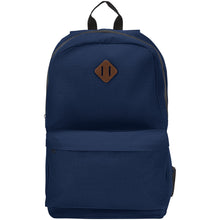 Load image into Gallery viewer, Stratta 15" laptop backpack 15L — Navy (front)