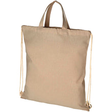 Load image into Gallery viewer, Pheebs 210 g/m² recycled drawstring bag 6L — Natural