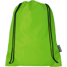 Load image into Gallery viewer, Oriole RPET drawstring bag 5L — Lime (front)