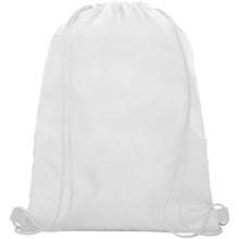 Load image into Gallery viewer, Oriole mesh drawstring bag 5L — White (back)