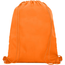 Load image into Gallery viewer, Oriole mesh drawstring bag 5L — Orange (back)
