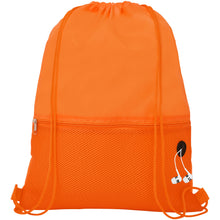 Load image into Gallery viewer, Oriole mesh drawstring bag 5L — Orange (detail)