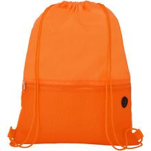 Load image into Gallery viewer, Oriole mesh drawstring bag 5L — Orange (front)
