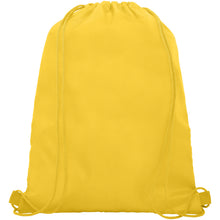 Load image into Gallery viewer, Oriole mesh drawstring bag 5L — Yellow (back)